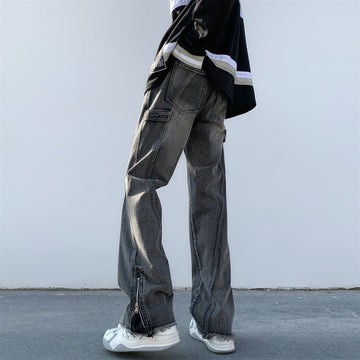 Spring New High Street Men Jeans Harajuku Fashion Design Oversized Denim Pants For Male  Hip Hop Casual 5XL Trousers aidase-shop